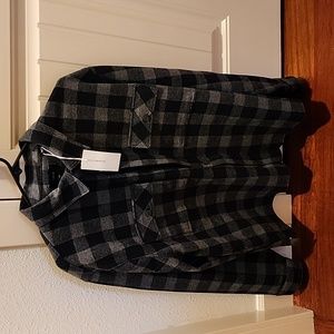 Vince Men's Buffalo Check overshirt/ shirt jacket, Sz L